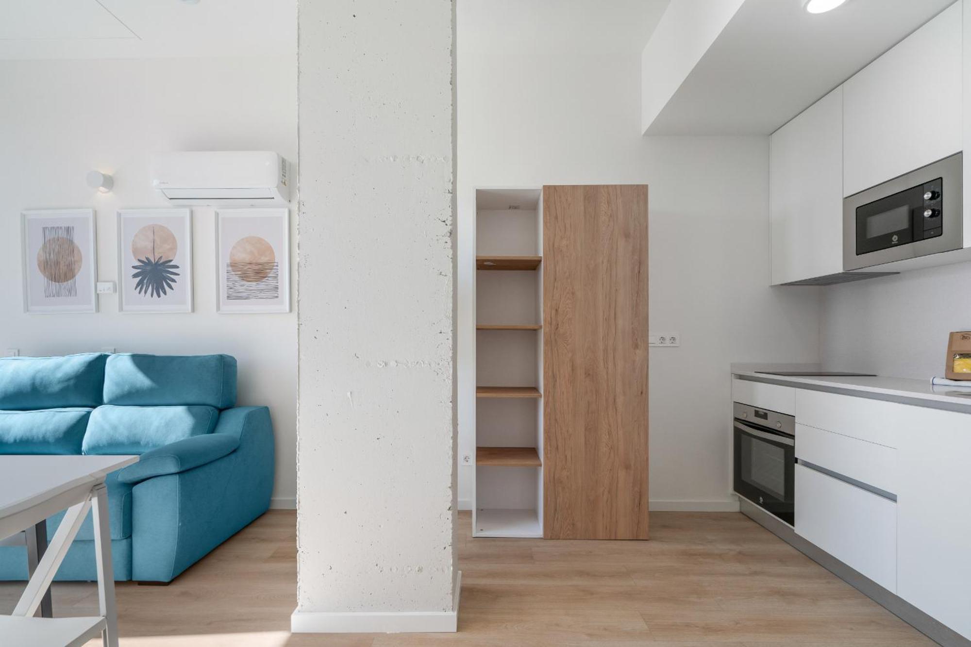 Apartamento Loft Reformado Industrial Con Garaje Alquiler Temporal Madri